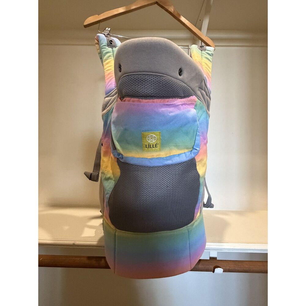 Rare LilleBaby Rainbow Carry-on Airflow DLX Carrier Toddler/Baby Mystic Pride